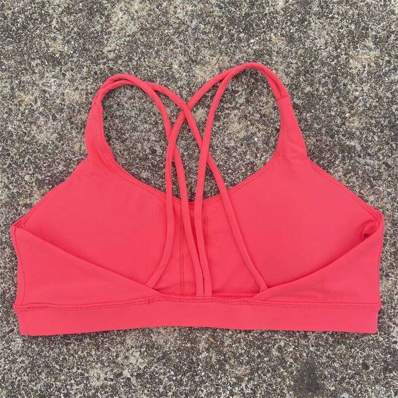 Women Cross Straps Sports Bra Gym Workout Crop Top Yoga Vest High Impact Fitness Bralette Push Up Running Tight Padded Underwear 25T1226
