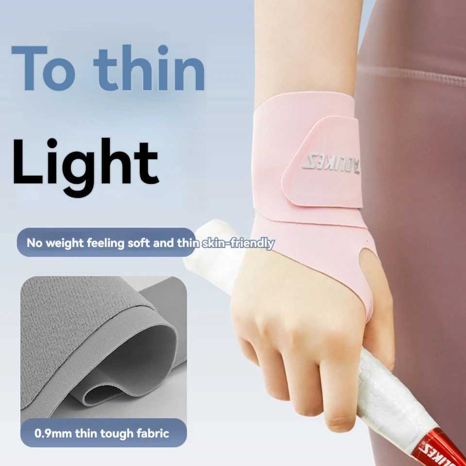AOLIKES Ultra Thin and Soft Wrist Brace Wrist Wraps for Men and Women Adjustable Wrist Support for Basketball Tennis Badminton M251226