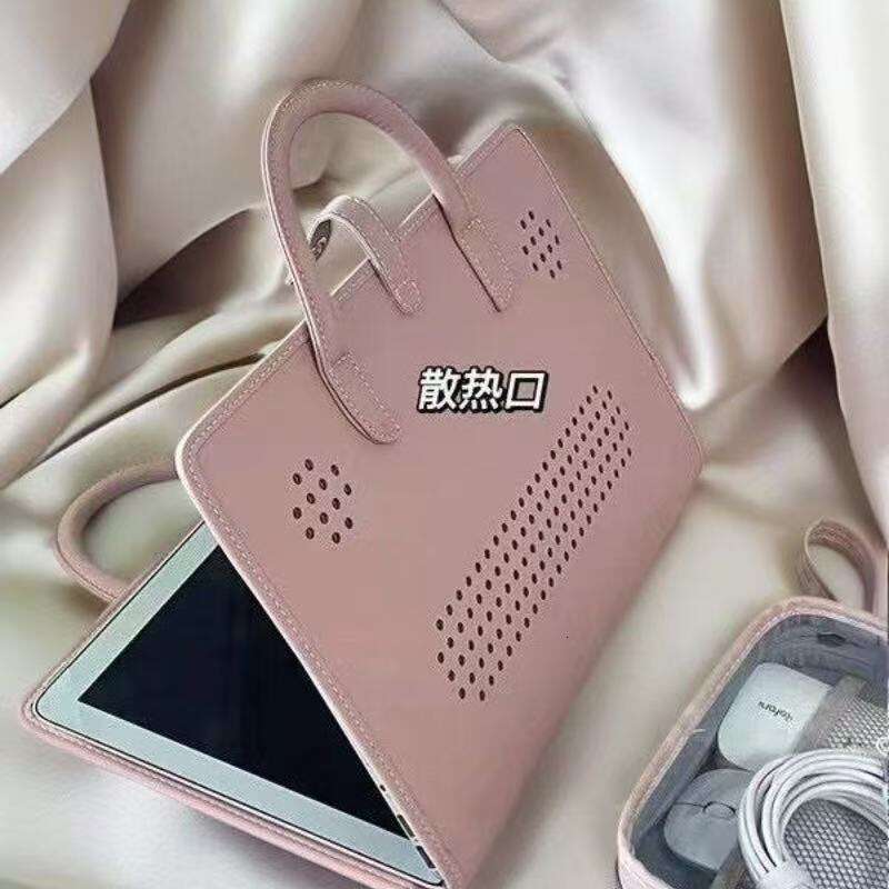 Bag and Computer Protective Case Laptop Handbag Pink Girly Style