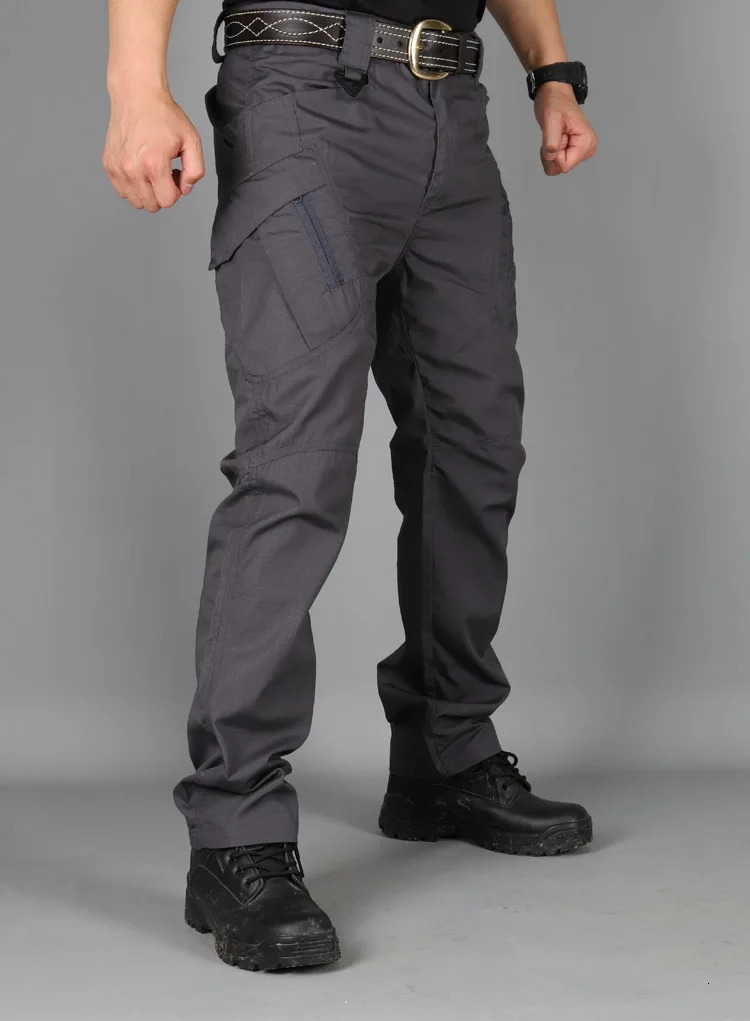 Men Cargo Pants Trousers Multipocket Waterproof Wearresistant Casual Training Overalls Clothing Comfortable Breathable 251226
