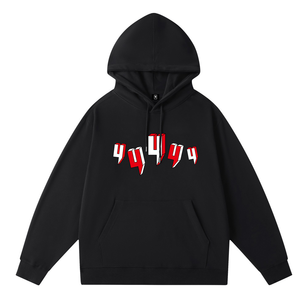 Men's Hoodies Letter-printed Cotton Warm Sports Suit Sweatshirt A Trendy Hip-hop Loose Casual Sweatshir High-quality Hip-hop Youth Street Rock Ho