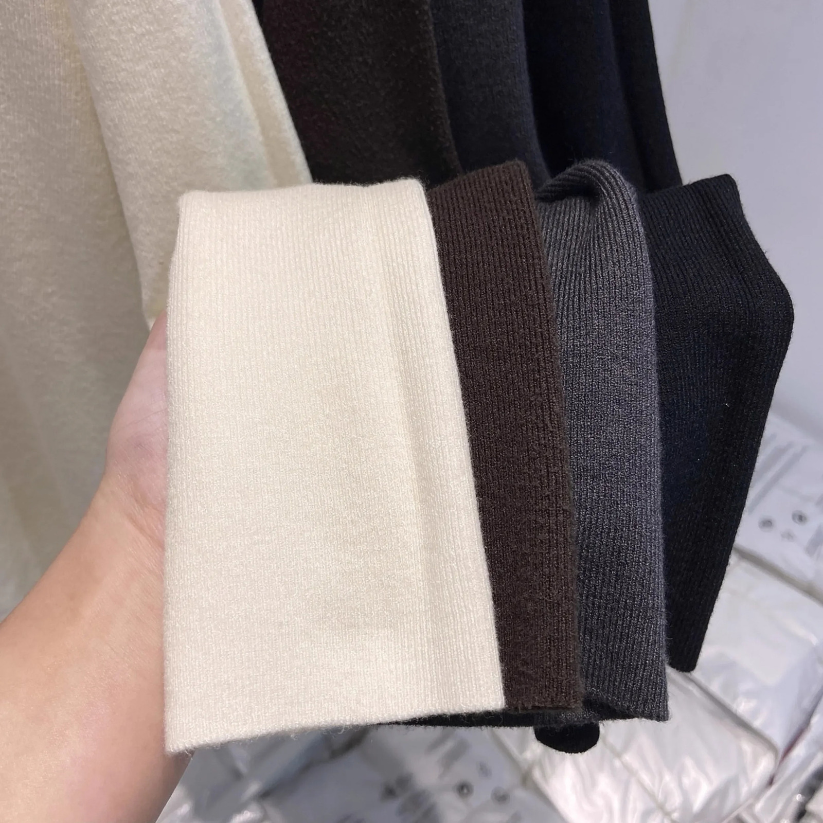 Autumn Winter Slim Solid Color Base Layer Inner Wear Top 2026 Women Turtleneck Long Sleeve Knitted Sweater Soft Pullover Jumper 251223