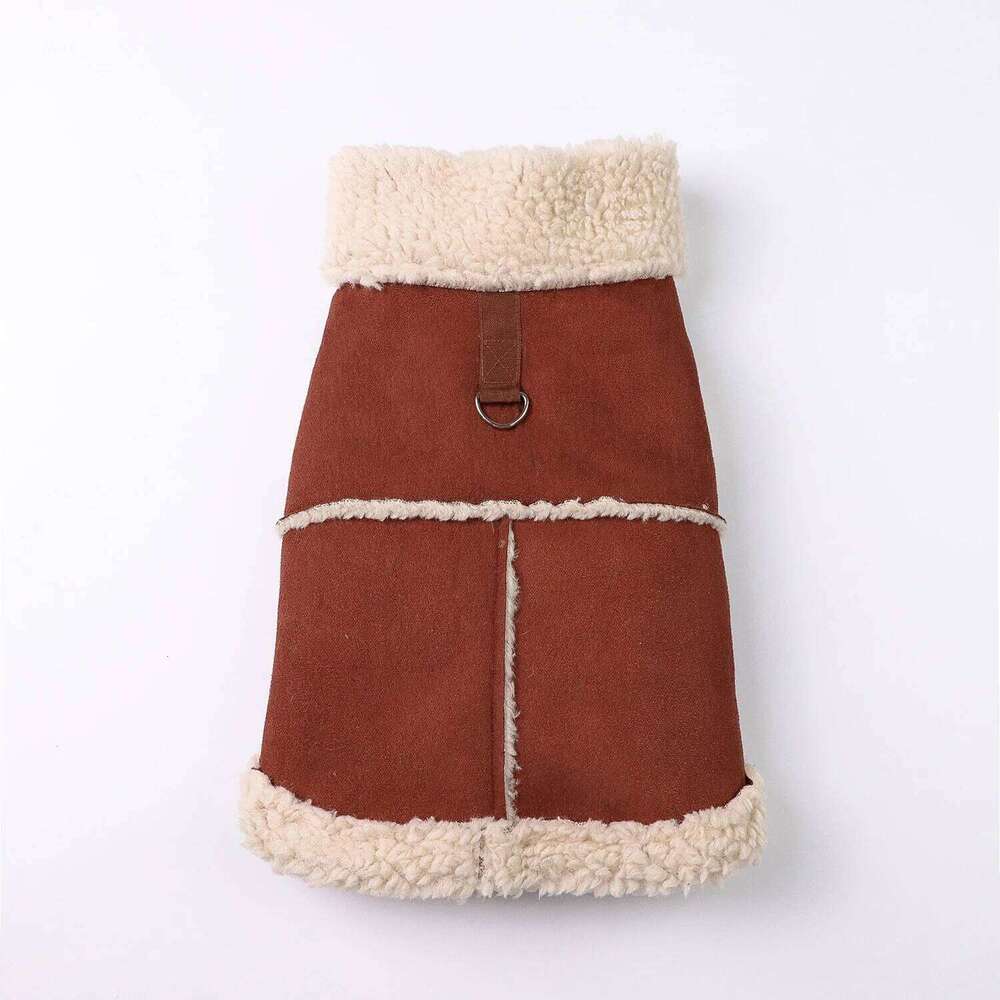 Jackets Warm Plush Dog Vest Soft Fleece Lining Sweater Small dog Cat Cute Puppy for Autumn Winter Cold Weathe 25T1226