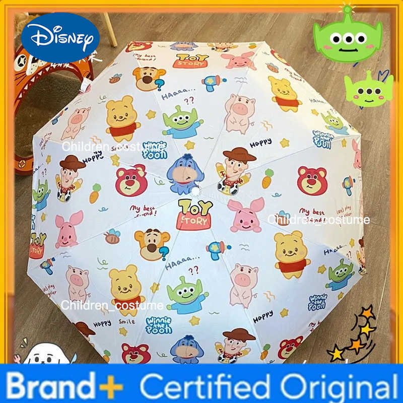 Disney Toy Story umbrella fully automatic student cute ins simple anti-ultraviolet sunscreen sunny day and rain dual-use holiday gift H251226