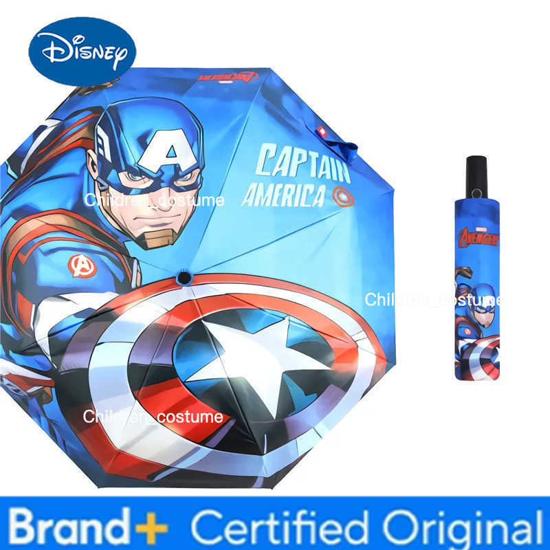 Disney Frozen Automatic Folding Umbrella Rain Women Strong 8K Waterproof Anti UV Sun Umbrellas Outdoor Kids Umbrella H251226