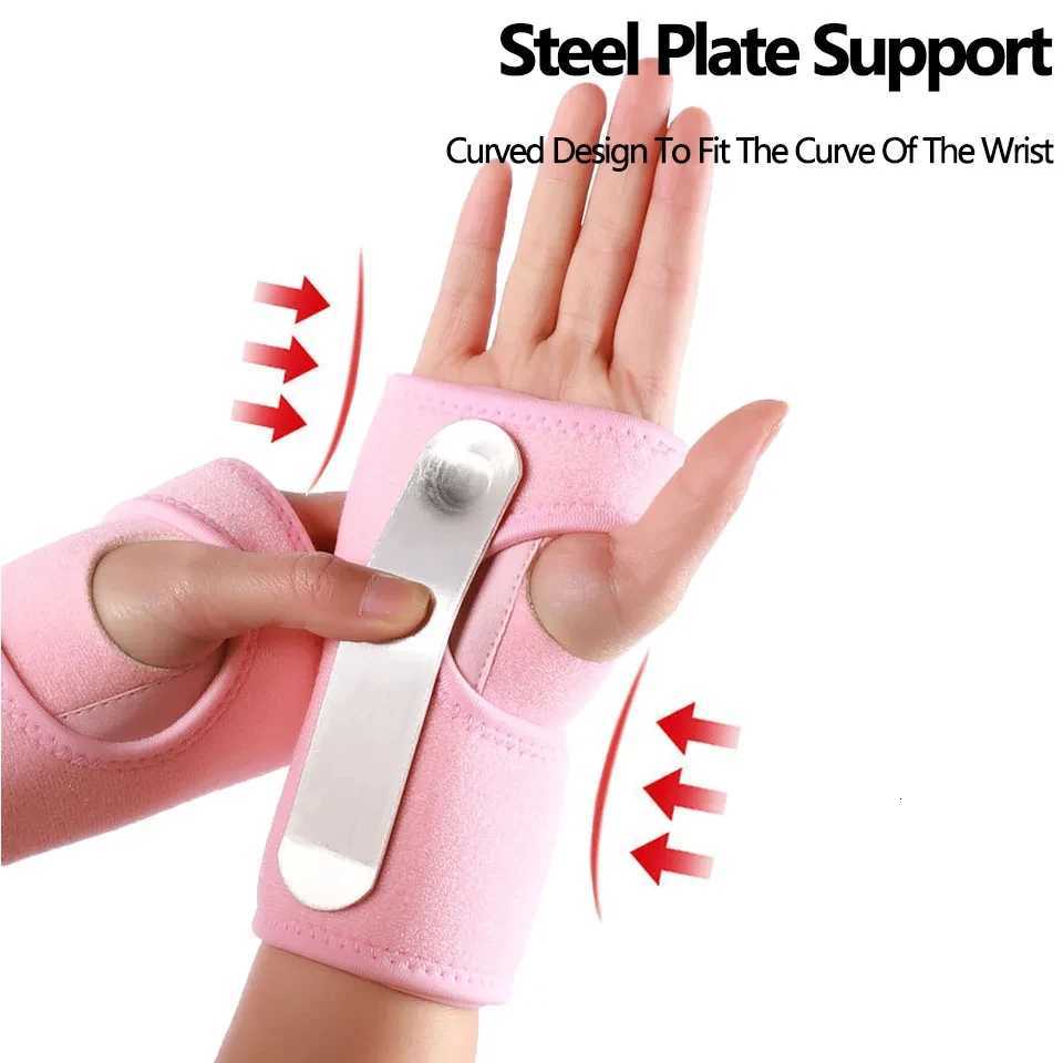 1Pcs Tendon Sheath Wrist Guard Adjustable Sports Wrist Guard Fixed Steel Plate Support Breathable Adjustable Anti-sprain Wrist M251226