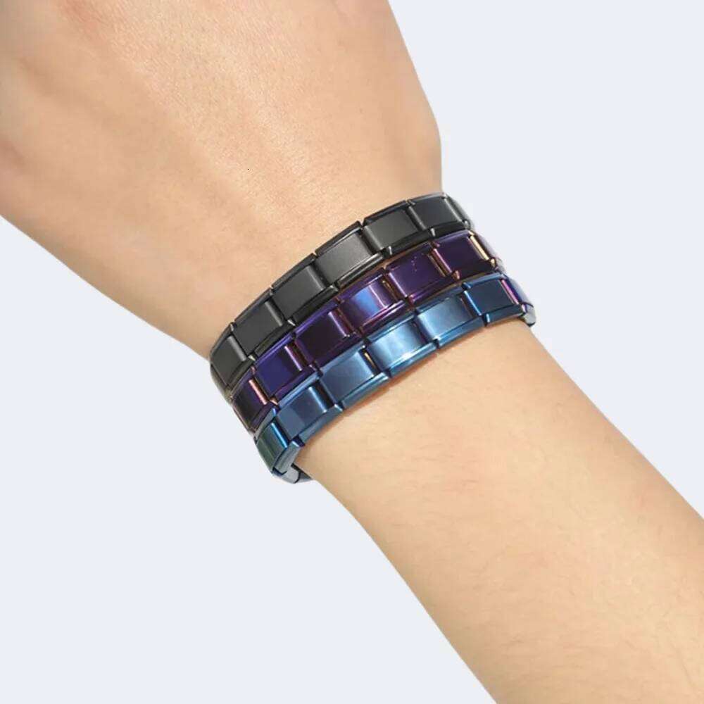 20pcs Italian Charm Stainless Steel 9mm Colorful Style Elastic Bracelet for Woman Men DIY Making GIft Dropshipping Wholesale 25T1226