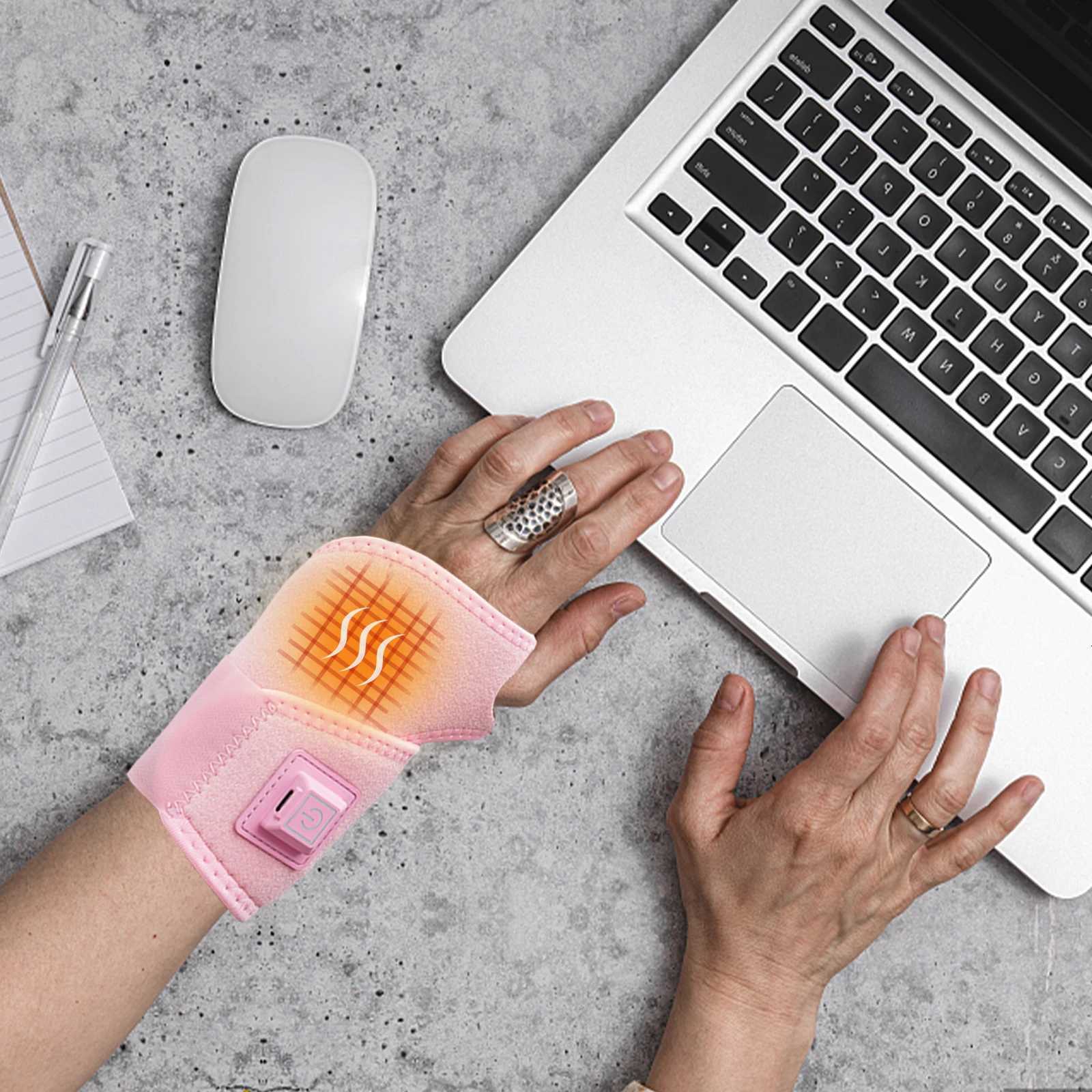 Wristband Heating Heated Wrist Brace Wrist Thumb Brace Heating Pad 3 Temperature Control for Pain Relief Exercise M251226