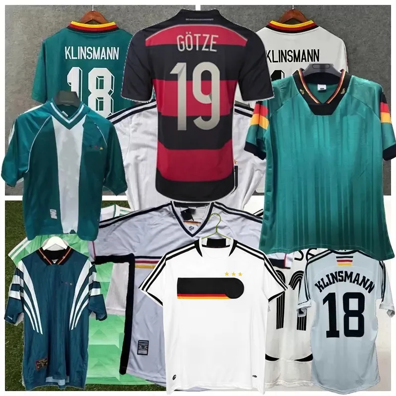Retro classic Germany soccer jerseys 1984 88 1990 92 94 96 98 2002 06 08 2010 14 12 16 18 20 22 BALLACK LAHM KLOSE Moller GOTZE KLINSMANN MATTHAUS football men kids shirts
