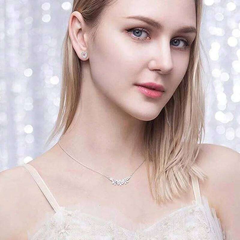 6 pairs of stainless steel screw stud earrings, such as hearts, flowers, butterflies, rainbows, set with shiny zircon earrings. 25H1226