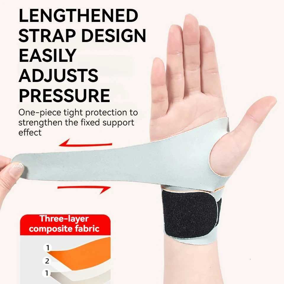 1Pcs Lightweight Wrist Support Fitness Thin Badminton Sports Jacket Wrist Sprain Tendon Sheath Joint Strain Winding Fixation M251226