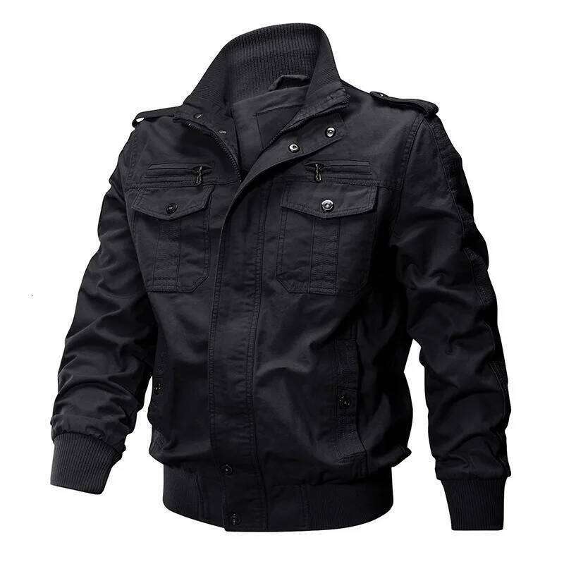 Workwear Tough Guy Pilot Spring And Autumn Coat Men's Jacket World War II Military Fan Tactical Multi-Pocket Top