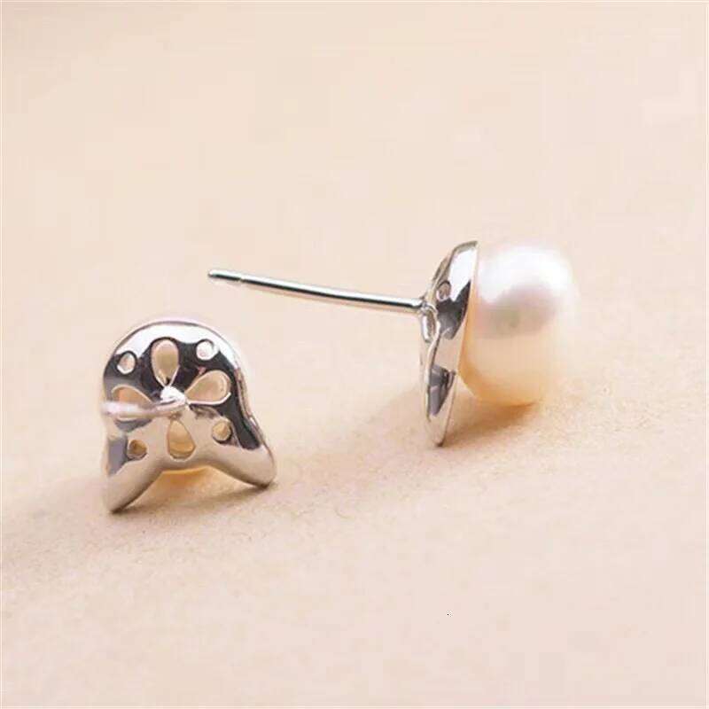 Fashion Earings Jewelry Silver Color Small Pearl Cat Stud Earrings for Women Girls Summer Daisy Flower Earring Pendientes 25H1226