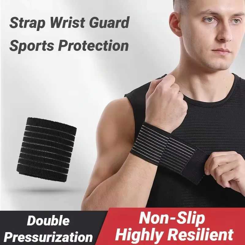 Adjustable Elastic Bandage Hand Sport Wristband Gym Support Wrist Brace Wrap Carpal Tunnel Sports Fitness Bracers Strap Stretchy M251226