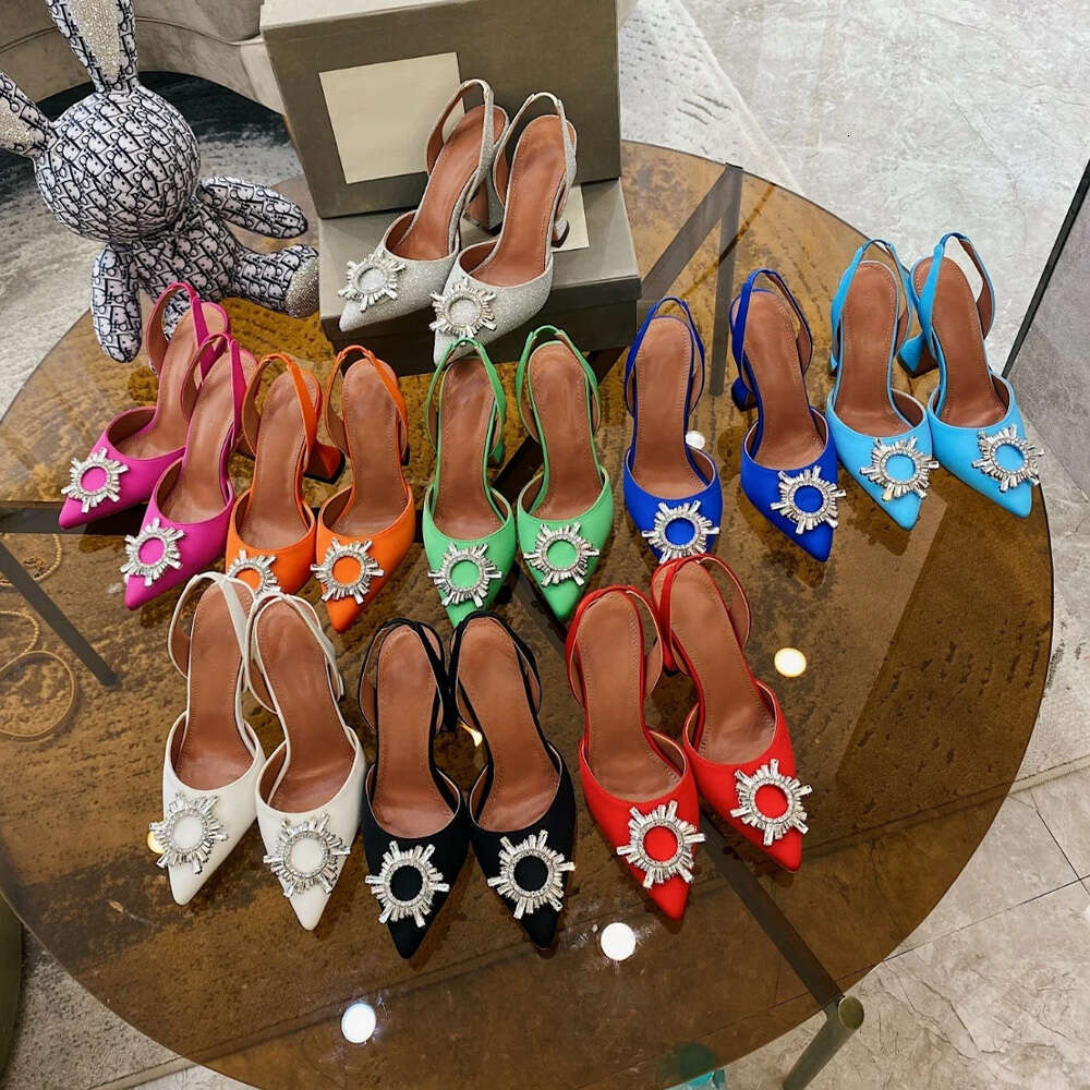 Designer Luxurious Lace High Heels with Sparkling Rhinestones, Soft Imported Silk Material, Premium Italian Leather Sole,Available in Sizes 35-43