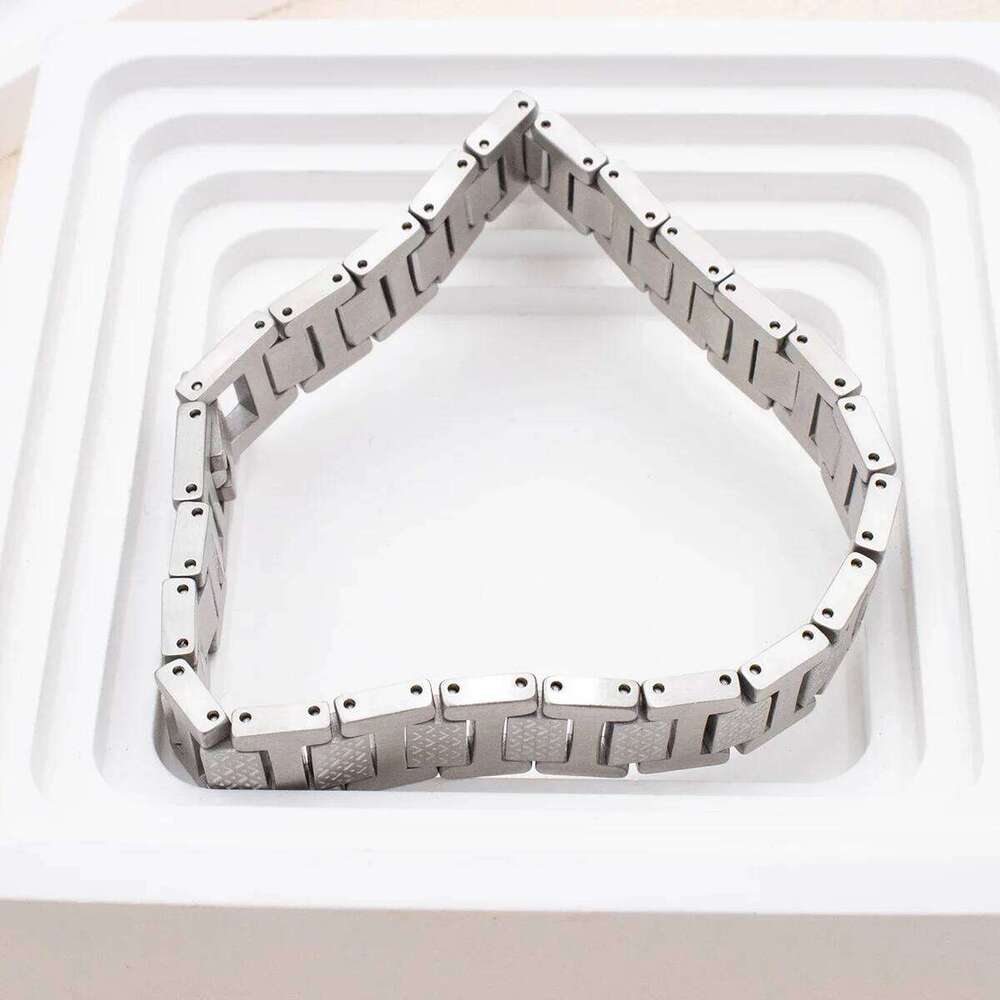 12mm Width Watch Strap Stainless Steel Bracelet Women/Men Fashion Minimalist Punk Style Bangle Party Holiday Jewelry Gifts 25T1226