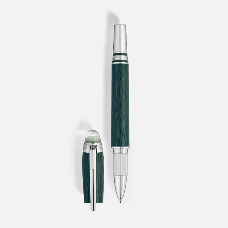 Luxury Monte Star-Walk White Planet Green Rollerball Ballpoint Pen Office School Writing Fountain Pens With Serial Number