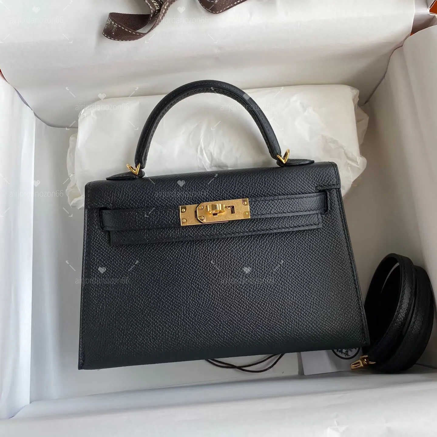 10A Shoulder Bags designer mini bag handbags luxury women crossbody bag genuine leather tote with lock and key top quality Litchi clutch bag cowhide 19cm purses