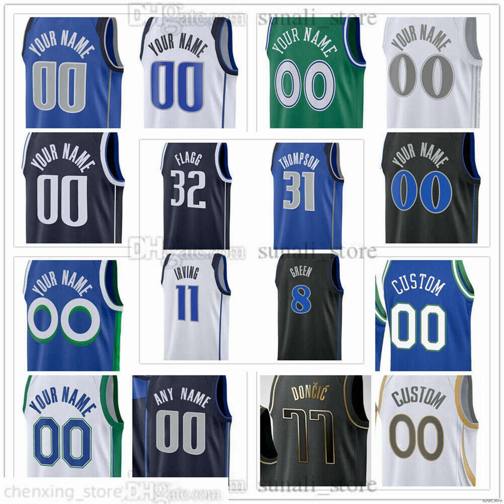 Men's XS-6XL Basketball Jerseys D'Angelo 5 Russell Klay 31 Thompson Max 00 Christie Anthony 3 Davis 11 Irving Dereck 2 Lively II Cooper 32 Flagg Daniel 21 Gafford Printed
