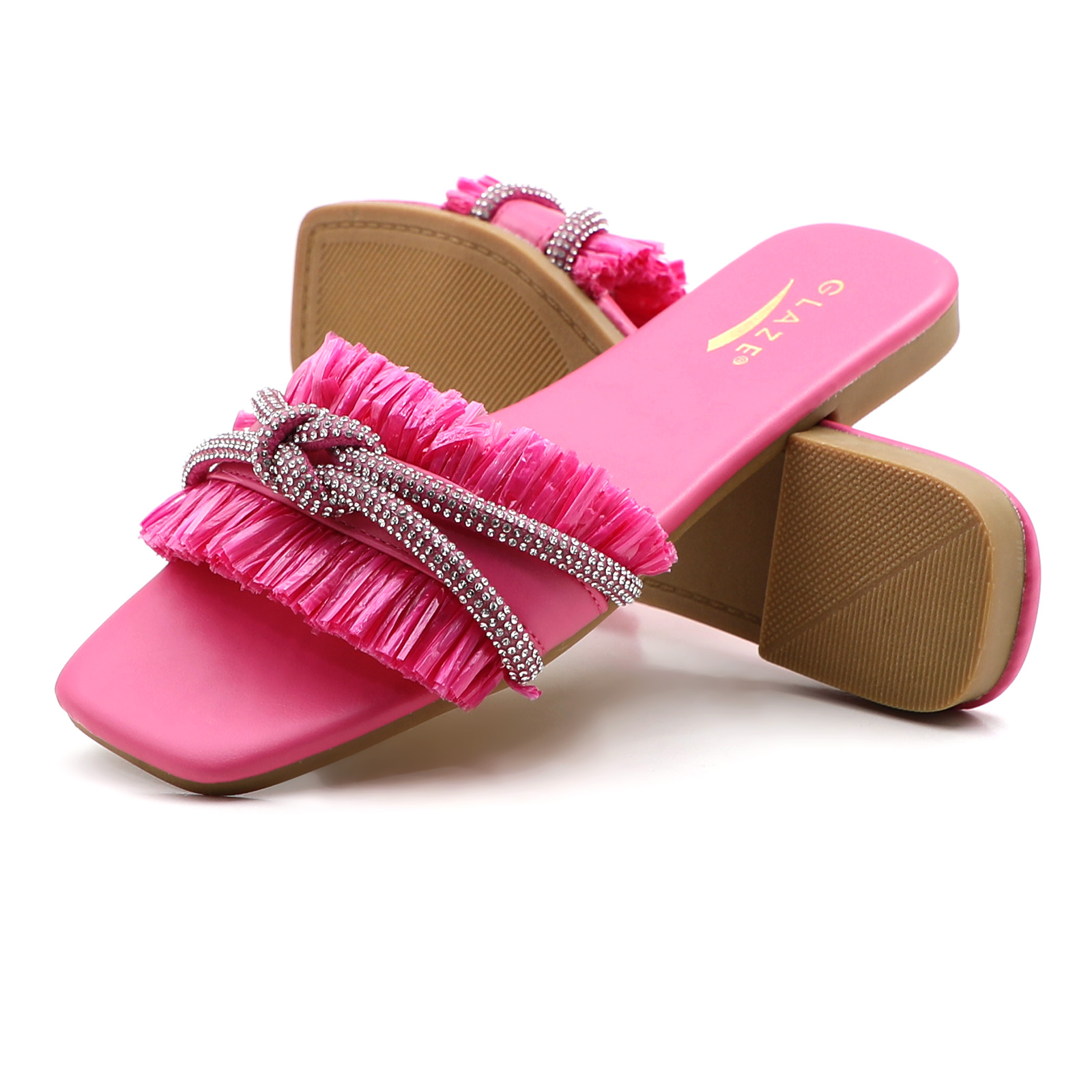 Lurnyet New Casual Sneakers For Home Slippers Summer Bow-knot Soft Floor Woman Indoor Flats Shoes Cute Linen Slipper POCKET-03
