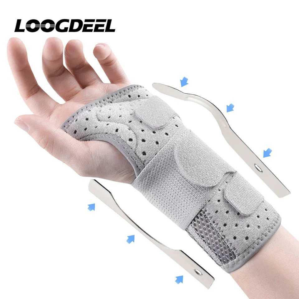LOOGDEEL Breathable Wrist Support Professional Splint Wrist Brace Arthritis Carpal Tunnel Hand Sprain Tendinitis Wristband Men M251226