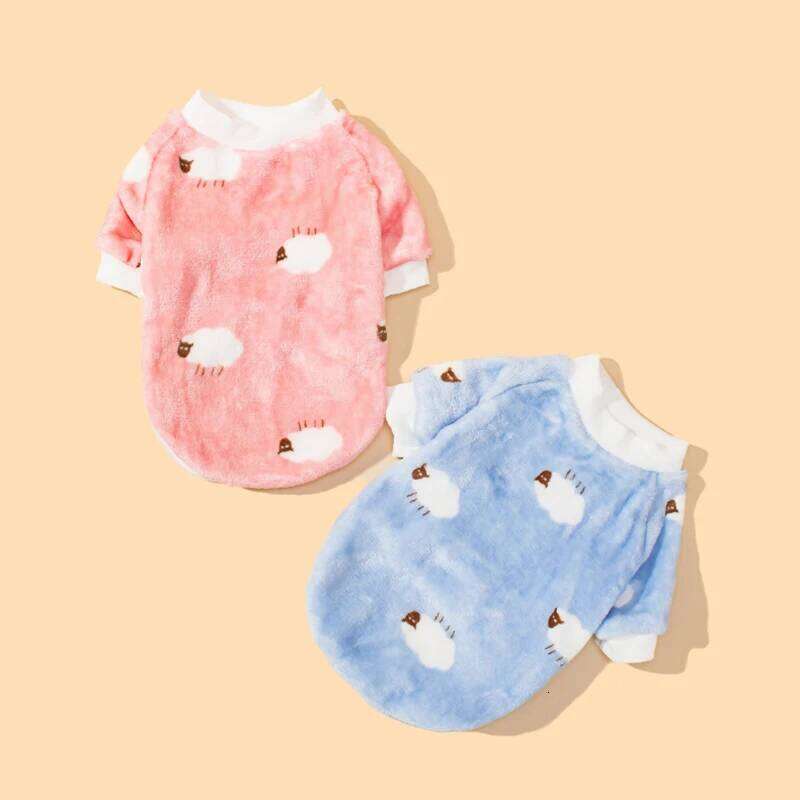 Pet clothing, dog cartoon polar fleece, small to medium-sized Bichon Frise puppy, comfortable fleece-lined. 25T1226