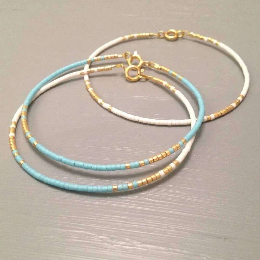 KKBEAD Miyuki Bracelet for Women Jewelry Gift Dainty Simple Thin Bead Pulseras Mujer 25T1226