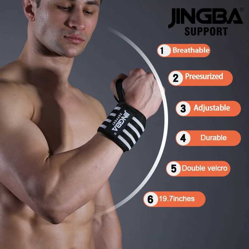 1PC Wristband Wrist Support Brace Straps Extra Strength Weight Lifting Wrist Wraps Bandage Fitness Gym Training M251226