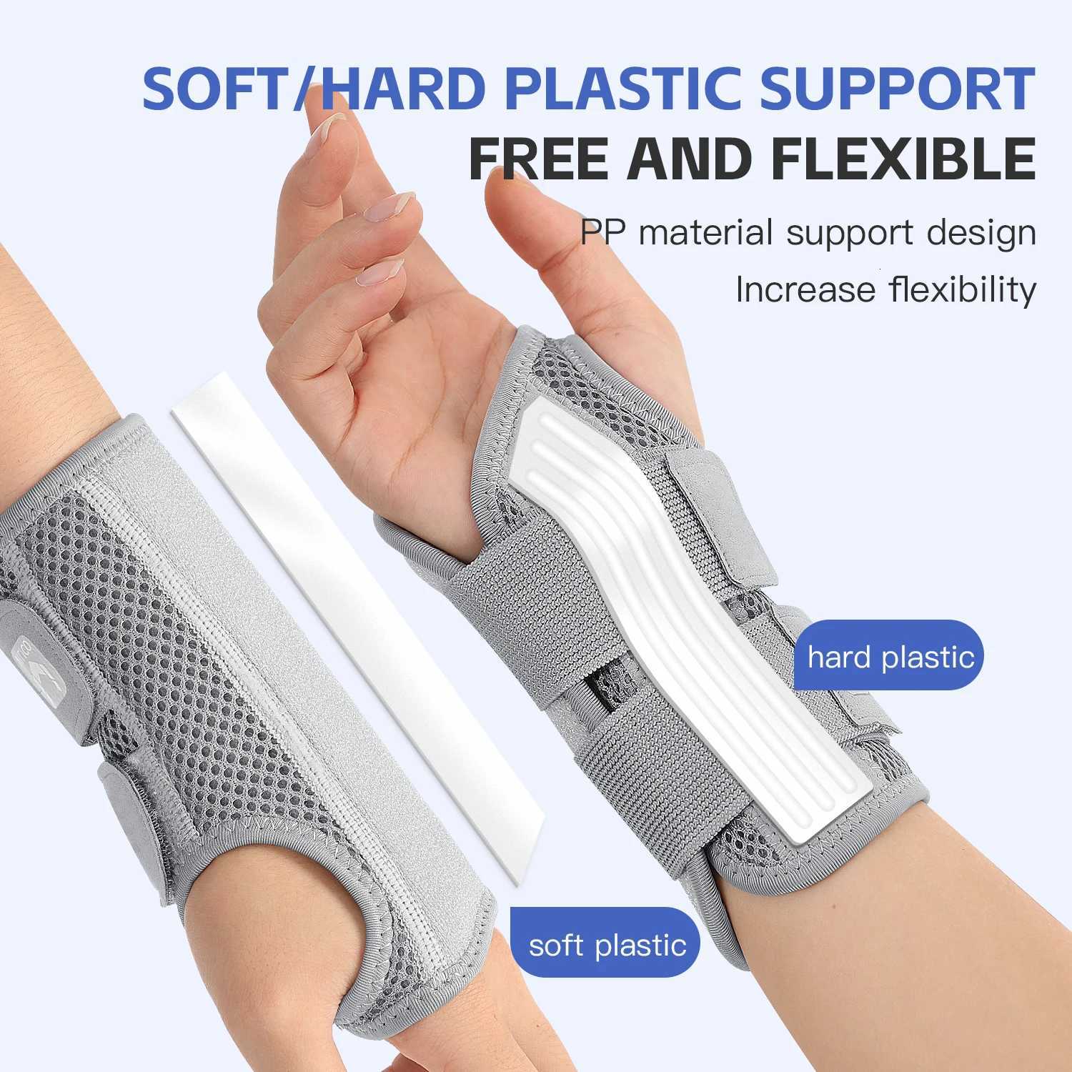 Finger Joint Pain Tendon Sheath Adjustable Dual Strap Wrist Guard with Thin Design Thumb Strain Protection Strap Wrist Guard M251226