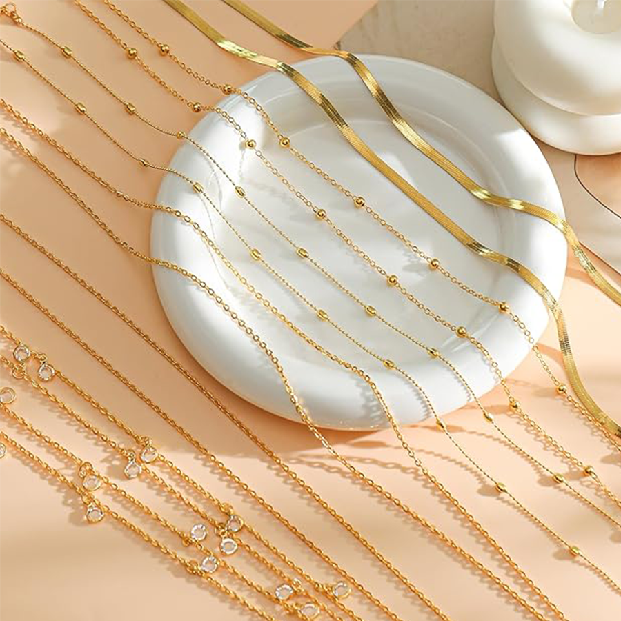 8Pcs Waist Chain 18K Gold Plated Belly Belt Chains Sexy Bikini Summer Beach Satellite Beaded Sequin Snake Layered Coin CZ Body Chain Jewelry Accessori