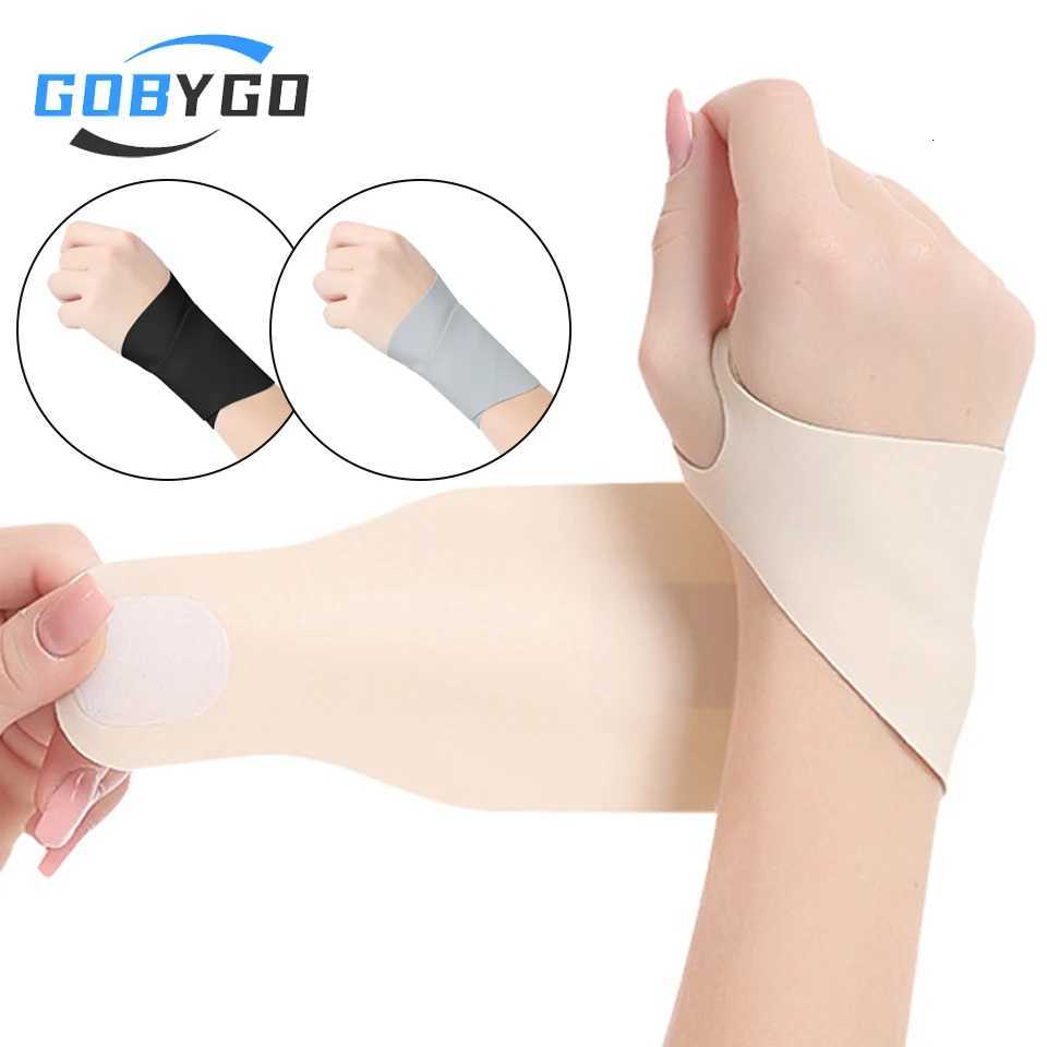 GOBYGO 1Pcs Lightweight Sports Compression Wrist Guard Pain Relief Anti-Sprain Ventilate Quick-dry Wrist Sleeve Badminton Tennis M251226