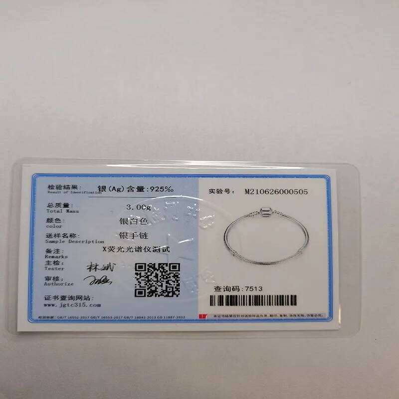 925 Sterling Silver Bracelets 17-21CM Original Cylindric Head Bracelet Fit DIY Charms Beads Fashion Women Jewelry 25T1226