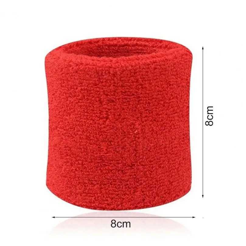 2Pcs Wrist Sweatband Tennis Sports Wristband Volleyball Gym Elastic Brace Support Sweat Band Towel Bracelet Quick Dry Sweatband M251226