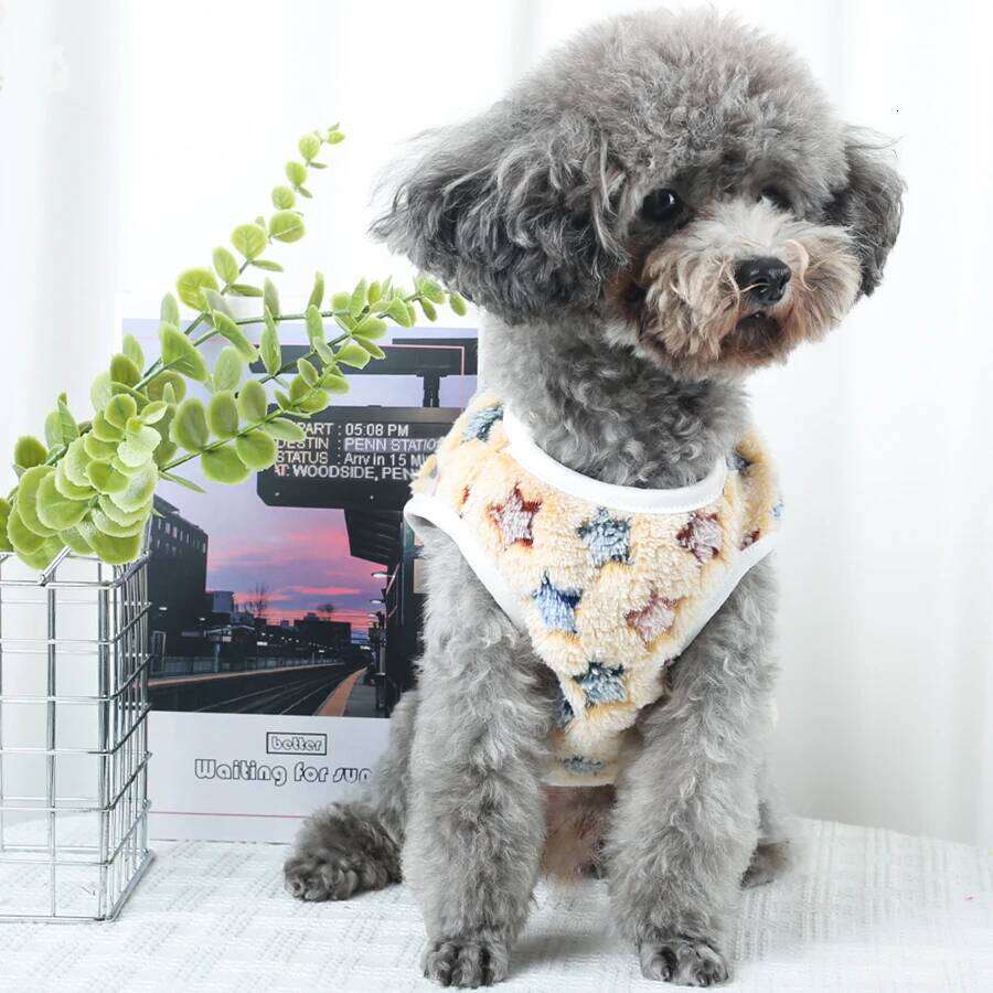 Winter Dog Vest, Flannel Christmas Sweater Small Breeds, Warm Pullover for Chihuahua Teddy 25T1226