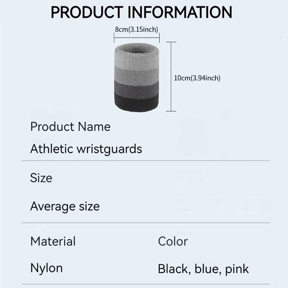 Wrist Guard Sports Joint Sheath Antiperspirant Band Sprain Absorb Sweat Volleyball Badminton Scar Thickened Elastic Force Unisex M251226