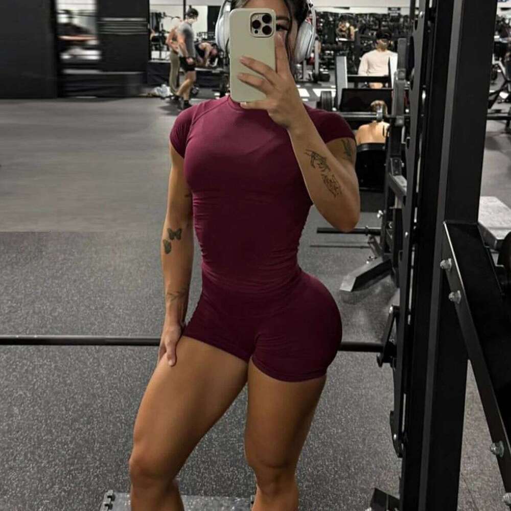 Impact Short Sleeve for Women Workout Gym Crop Light Weight Yoga Top Shirt Longline Sports Stretchy Shirts 25T1226