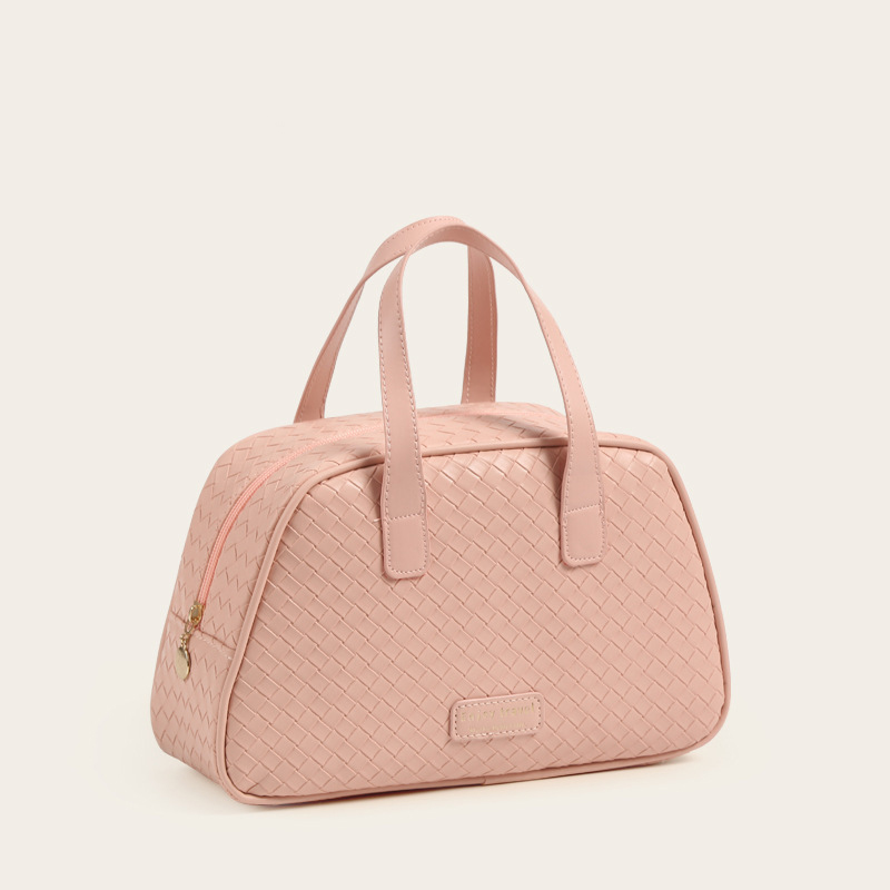 2025 new Vintage light luxury large-capacity hand-held makeup bag for women portable travel skincare product partitioned waterproof toiletries storage