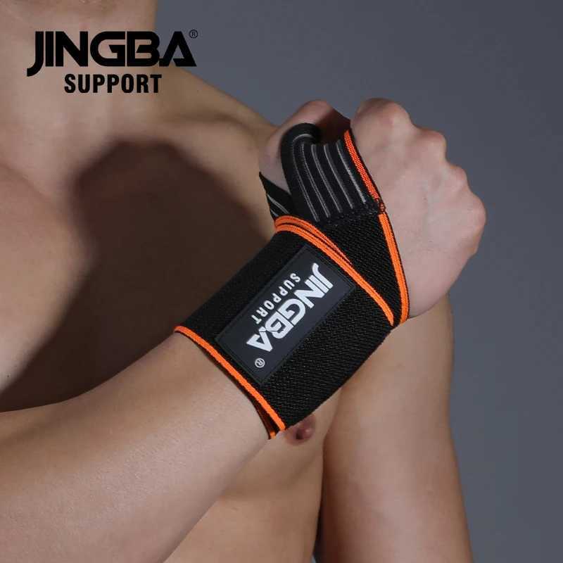 Fitness Wrist Wraps Weight Lifting Gym Wrist Straps Cross Training Padded Thumb Brace Strap Power Hand Support Bar Wristband M251226