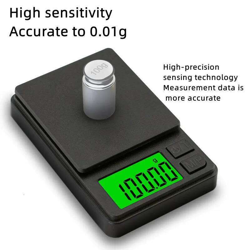 100/500g 0.01g mini digital high precision pocket jewelry weight kitchen portable electronic scale 25T1226