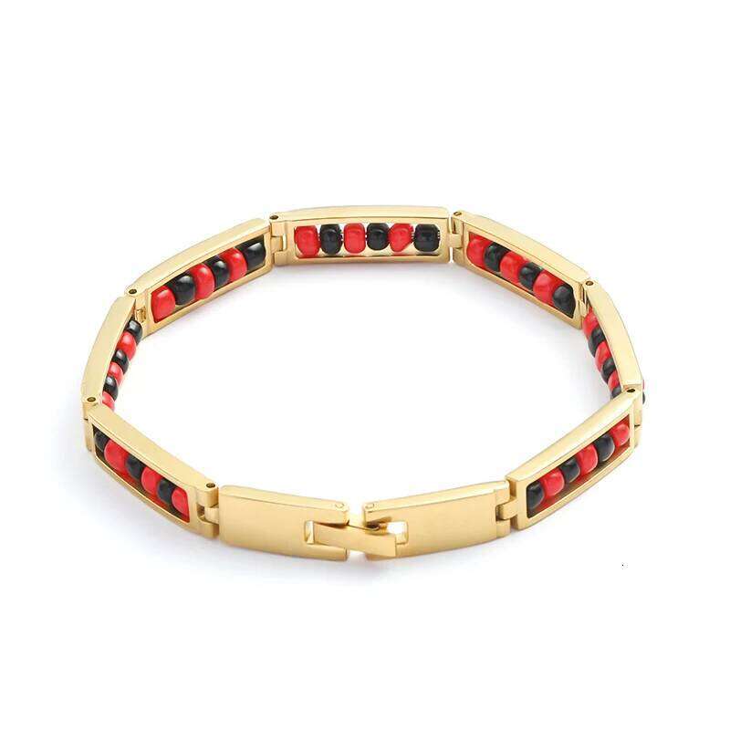 GD Hot Stainless Steel Devise Lucky Amulet Beads Bangle For Women Trend Couple Bracelet Holiday Gifts 25T1226