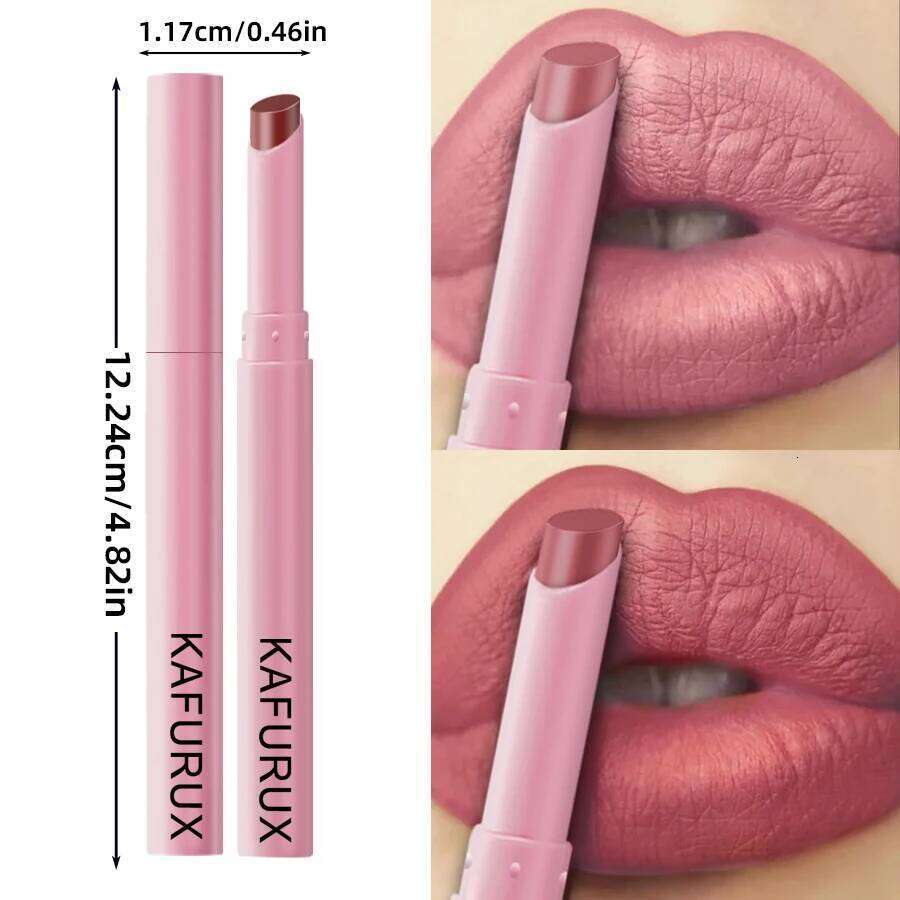 15 Color Cigarette Velvet Matte Waterproof Lipstick Long-lasting Gloss Makeup Red Brown Pink Liner Pen Lip Tint 25H1226
