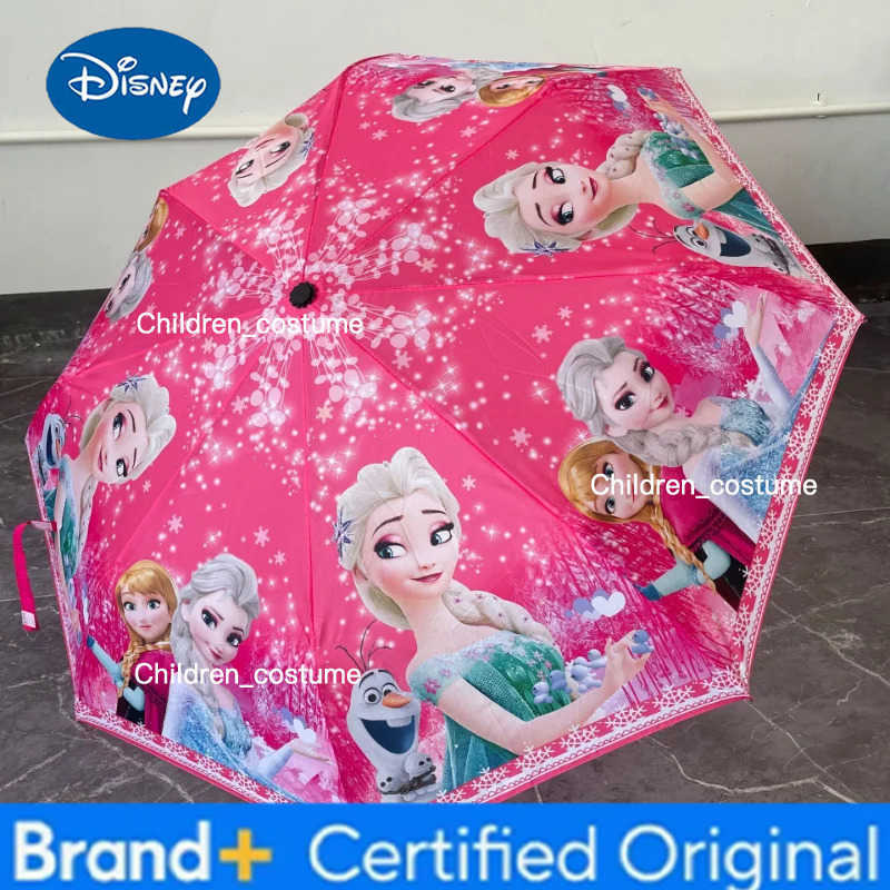 Disney Kawaii Anime Folding Automatic Umbrella Anime Chase Children Portable Umbrella Windproof UV Resistant Parasol Umbrellas H251226