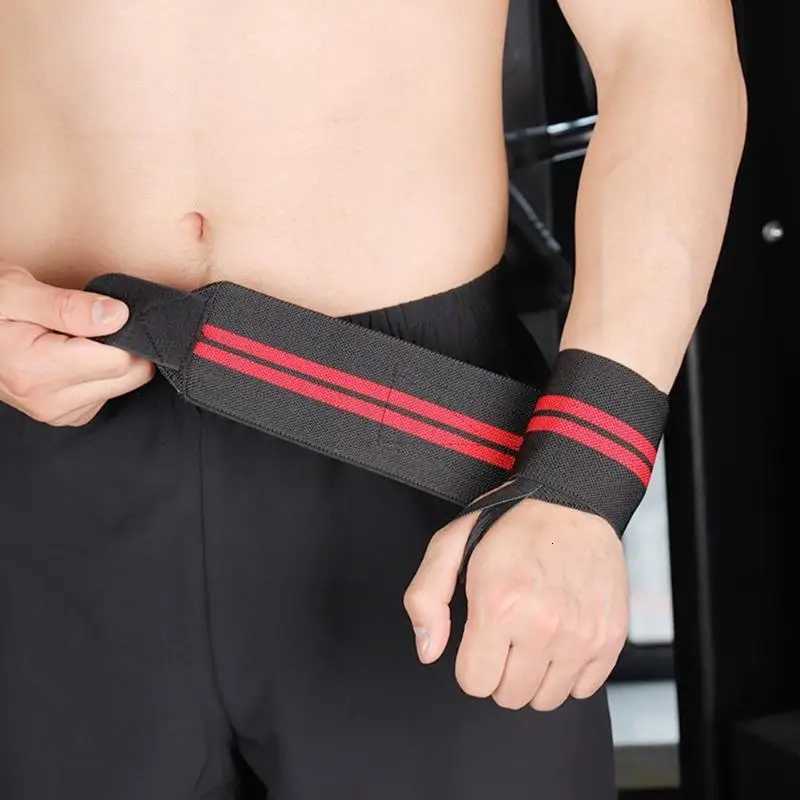 1Pair Sports Wristband Fitness Wrist Support Wristband Gym Weight Lifting Wraps Bandage M251226