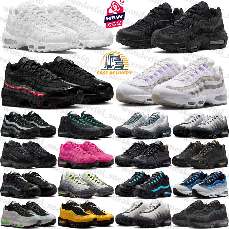 free shipping Designer 95 95s sneakers Running Shoes trainers for mens womens chaussure black Outdoor men women Sports runners