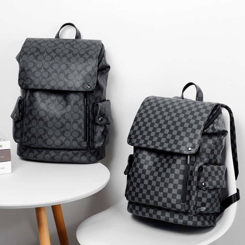 Men Business Casual Large Capacity Laptop Multifunctional Trendy School Bag Travel Backpack High Quality Luxury Bag