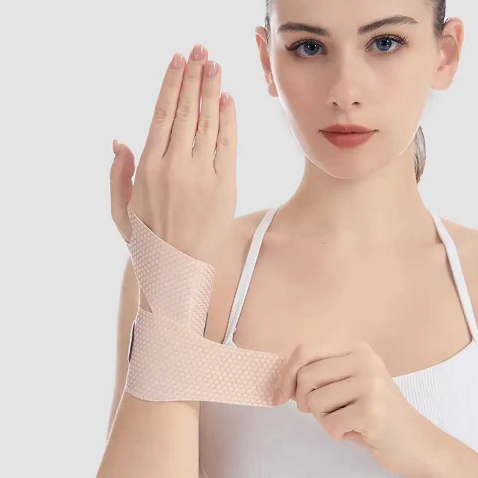 GOBYGO 1Pcs Adjustable Ultra Thin Wrist Strap Sprains Pain Relief Breathable Wrist Support For Gym Exercise Arthritis Tendonitis M251226