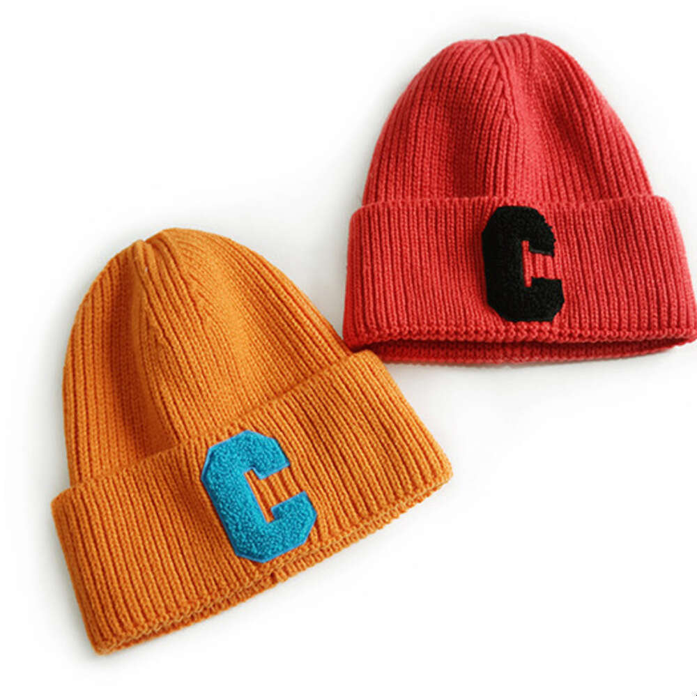 Women's Men's Block Wool Hat Autumn Winter Fashion Versatile SimpleWarm Thick Knitted European American Outdoor Face Slimming