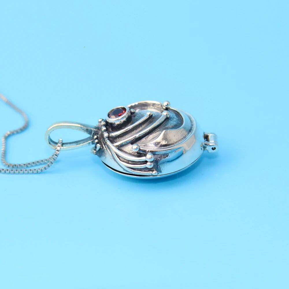 925 Sterling Sliver The Vampire Diaries Elena Pendant Necklace Retro Jewelry Fashion Moive 25N1226