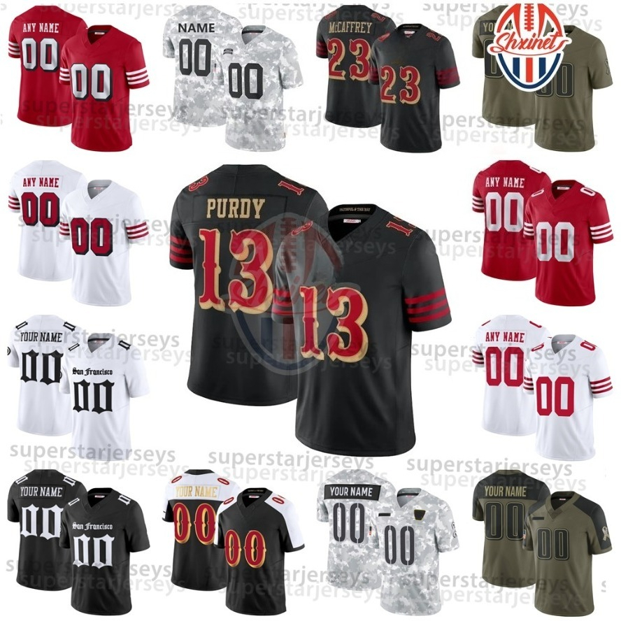 Mens/Womens/Youths Football 2025 Rivalries Jersey Brock Purdy George Kittle Fred Warner Christian McCaffrey Jones Deommodore Lenoir Competitive Version In Stock