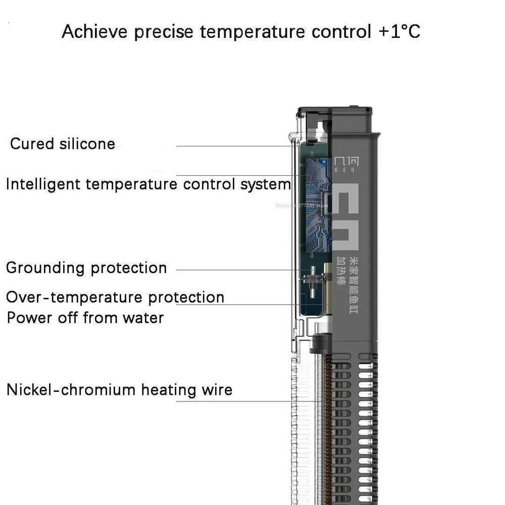 Xiaomi Mjia DESGEO W Smart Aquarium Heater APP Control Intelligent Constant Temperature Precise Thermostat For Fish Tanks